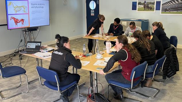 A classroom of learners.