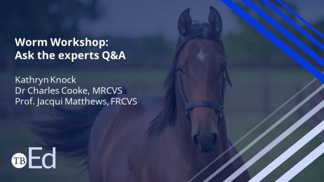 Video title Worm Workshop Q&A Ask the Experts and a thoroughbred horse